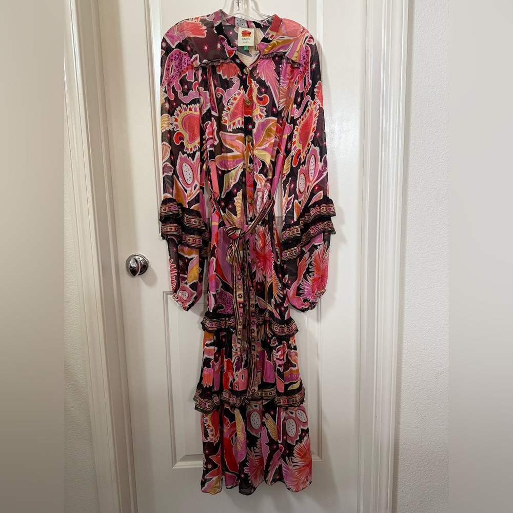 Farm Rio Enchanted Nature Dress - Picture 5 of 13